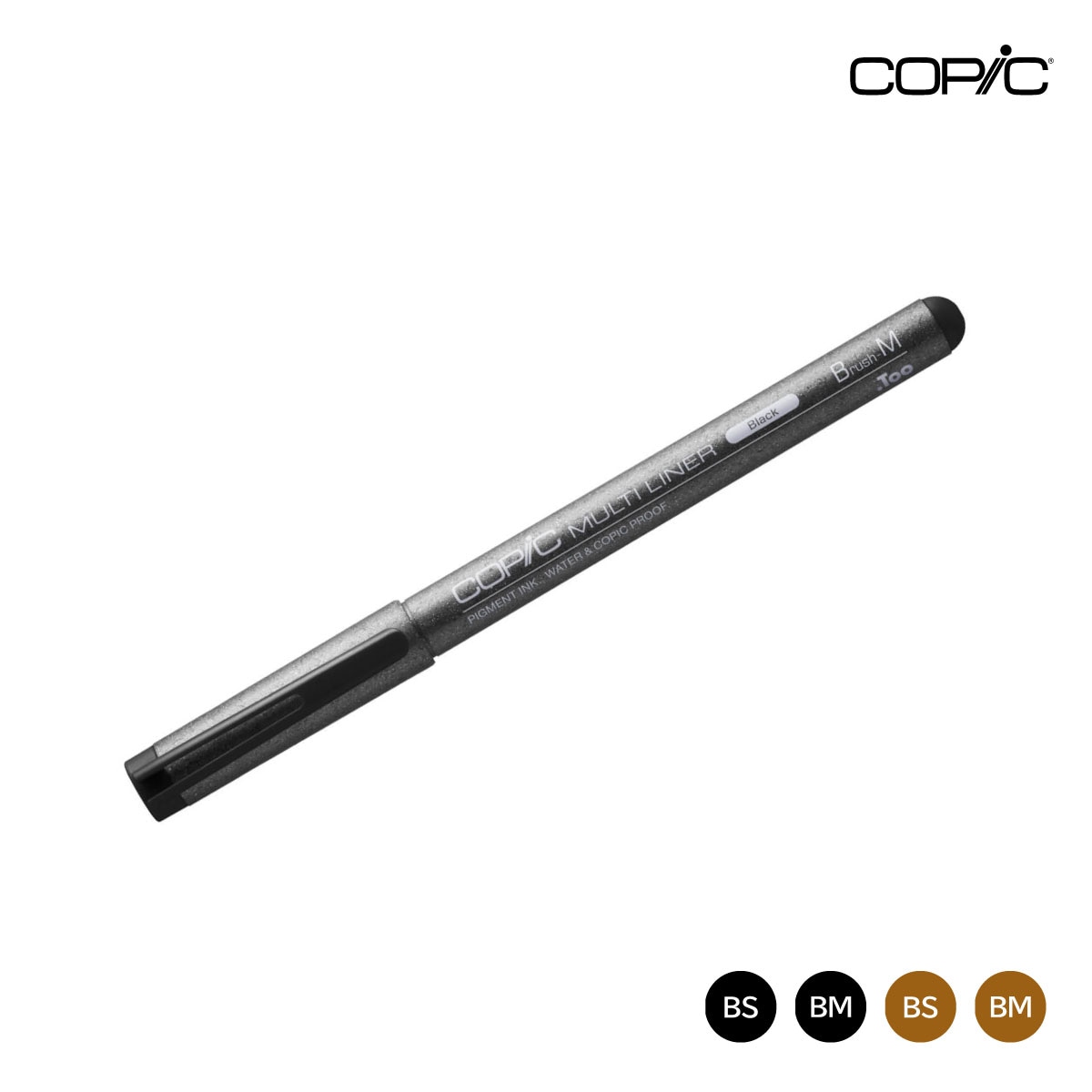 Too コピック マルチライナー ブラシ 各SMサイズ・全2色(ブラック/セピア)
