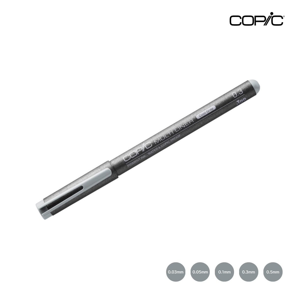 Too コピック マルチライナー クールグレー 全5サイズ