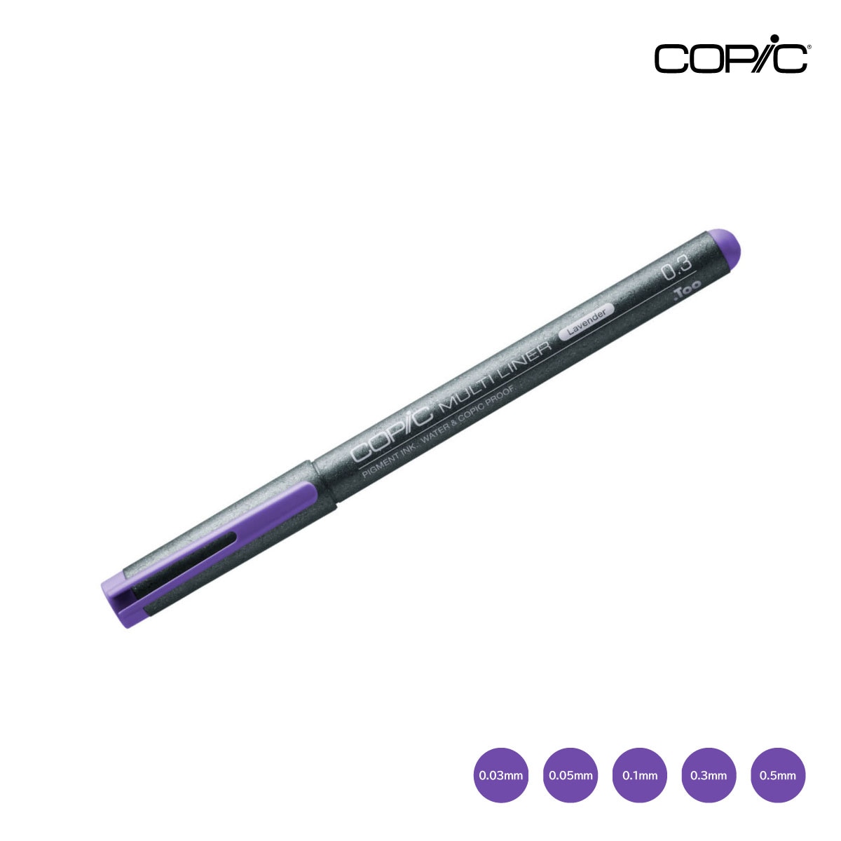 Too コピック マルチライナー ラベンダー 全5サイズ