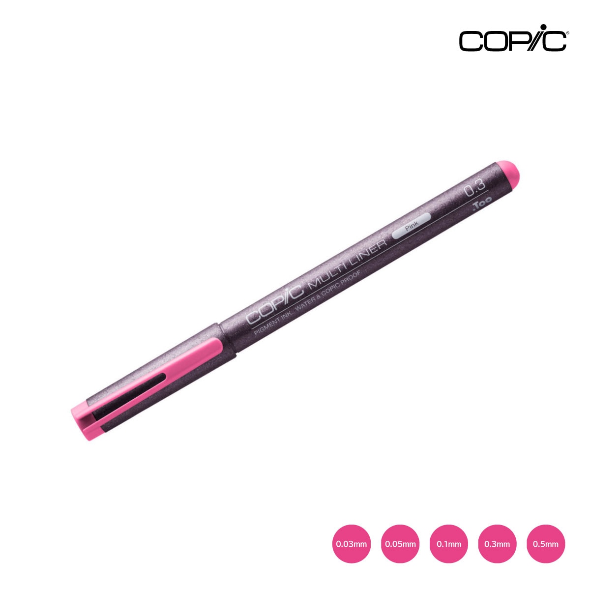 Too コピック マルチライナー ピンク 全5サイズ