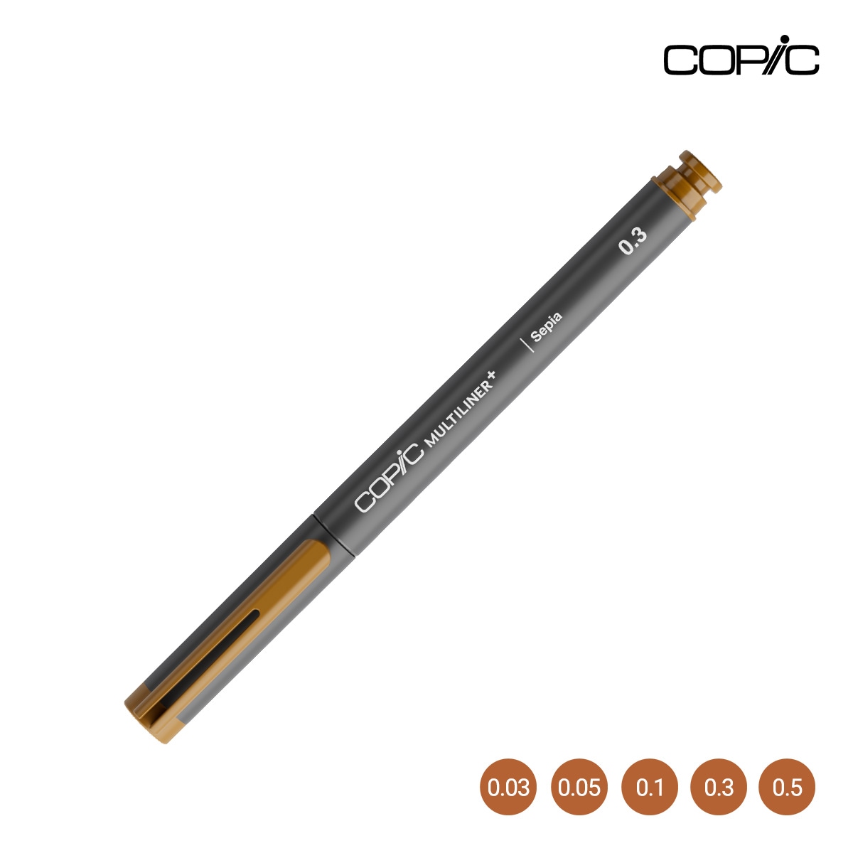 【新商品価格】 Too コピック マルチライナープラス セピア 単品 (0.03/0.05/0.1/0.3/0.5)  全5種