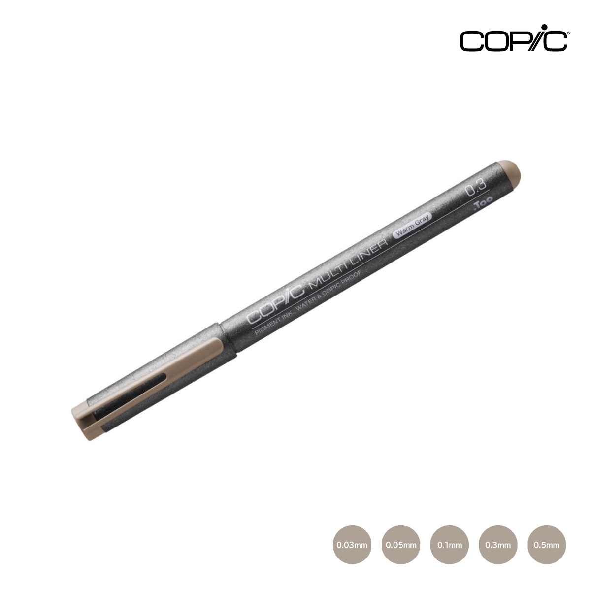 Too コピック マルチライナー ウォームグレー 全5サイズ