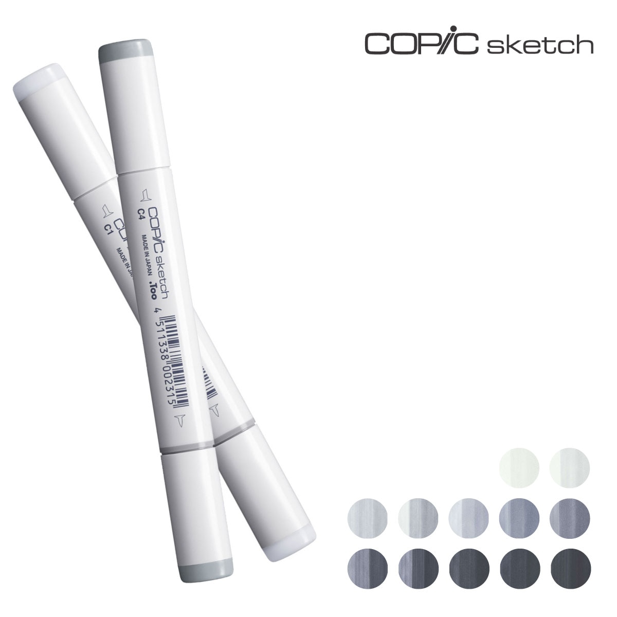 Too コピックスケッチ  C クールグレー 全12色(C-00～C-10)