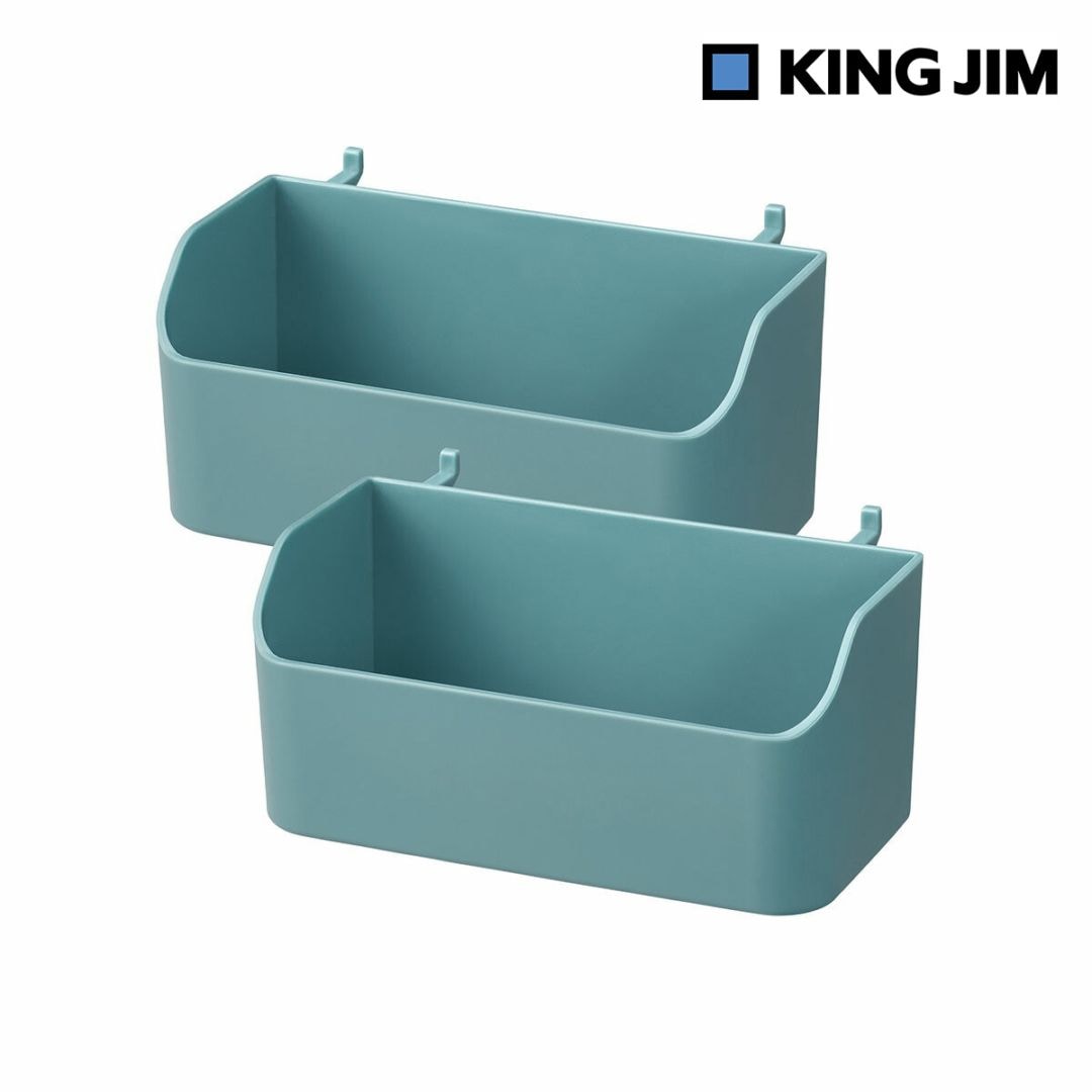 キングジム Kingjim PEGGY ミニコンテナ 青