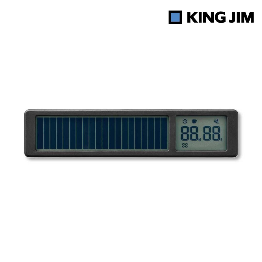キングジム Kingjim ビジュアルバータイマー 黒