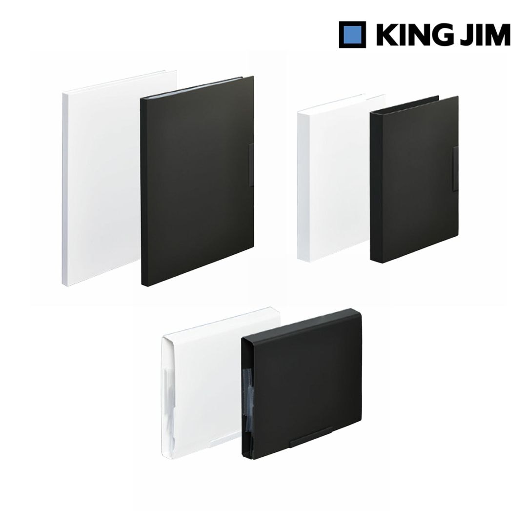 キングジム Kingjim スキットマン 冷蔵庫ピタッとファイル 白/黒 全3種