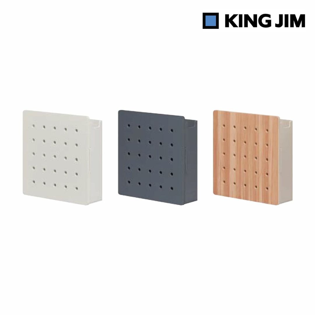 キングジム Kingjim ハルペギ－ Sサイズ 白/グレー/ナチュラル 全3色