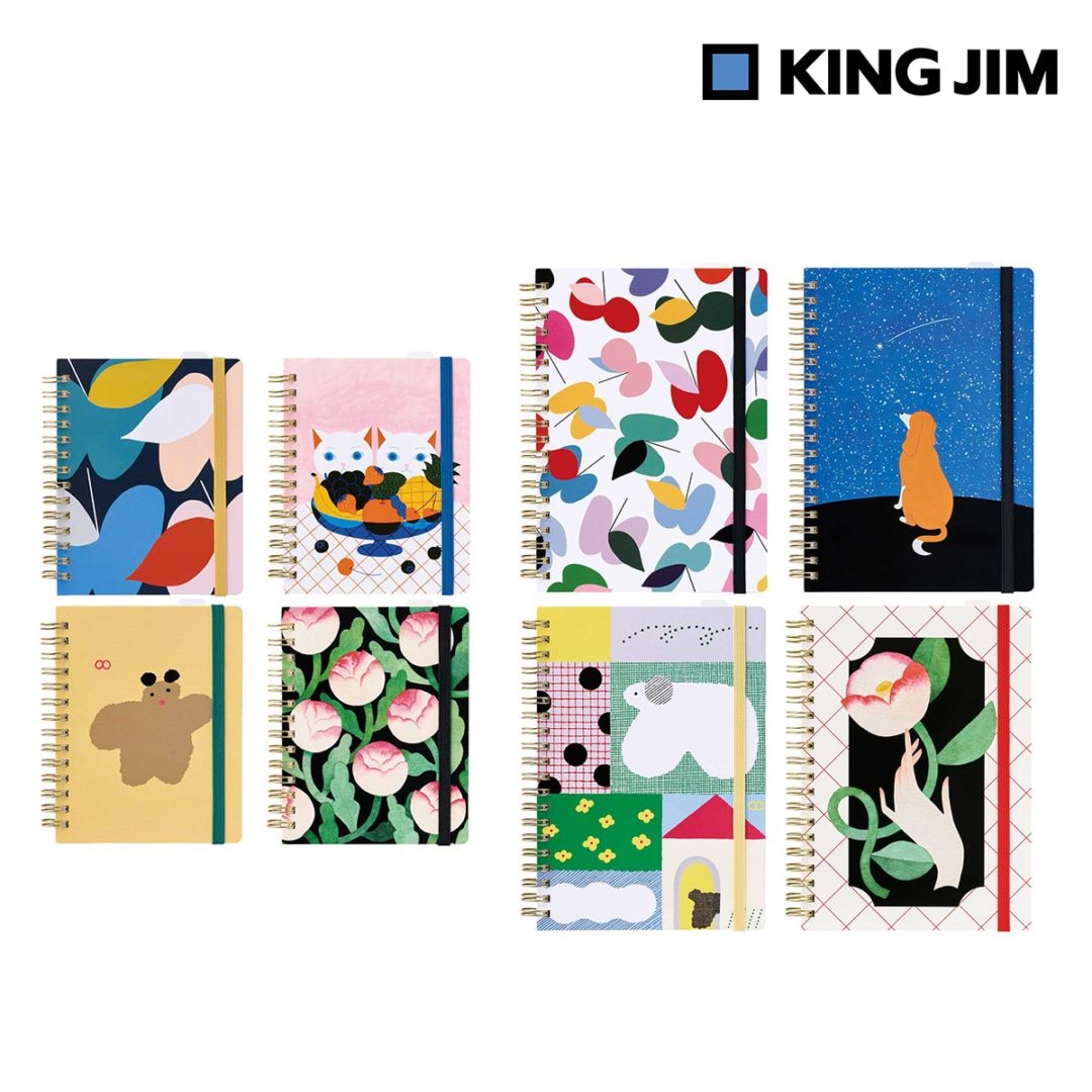 キングジム Kingjim ヒトトキノ－ト 全2サイズ・各4種類