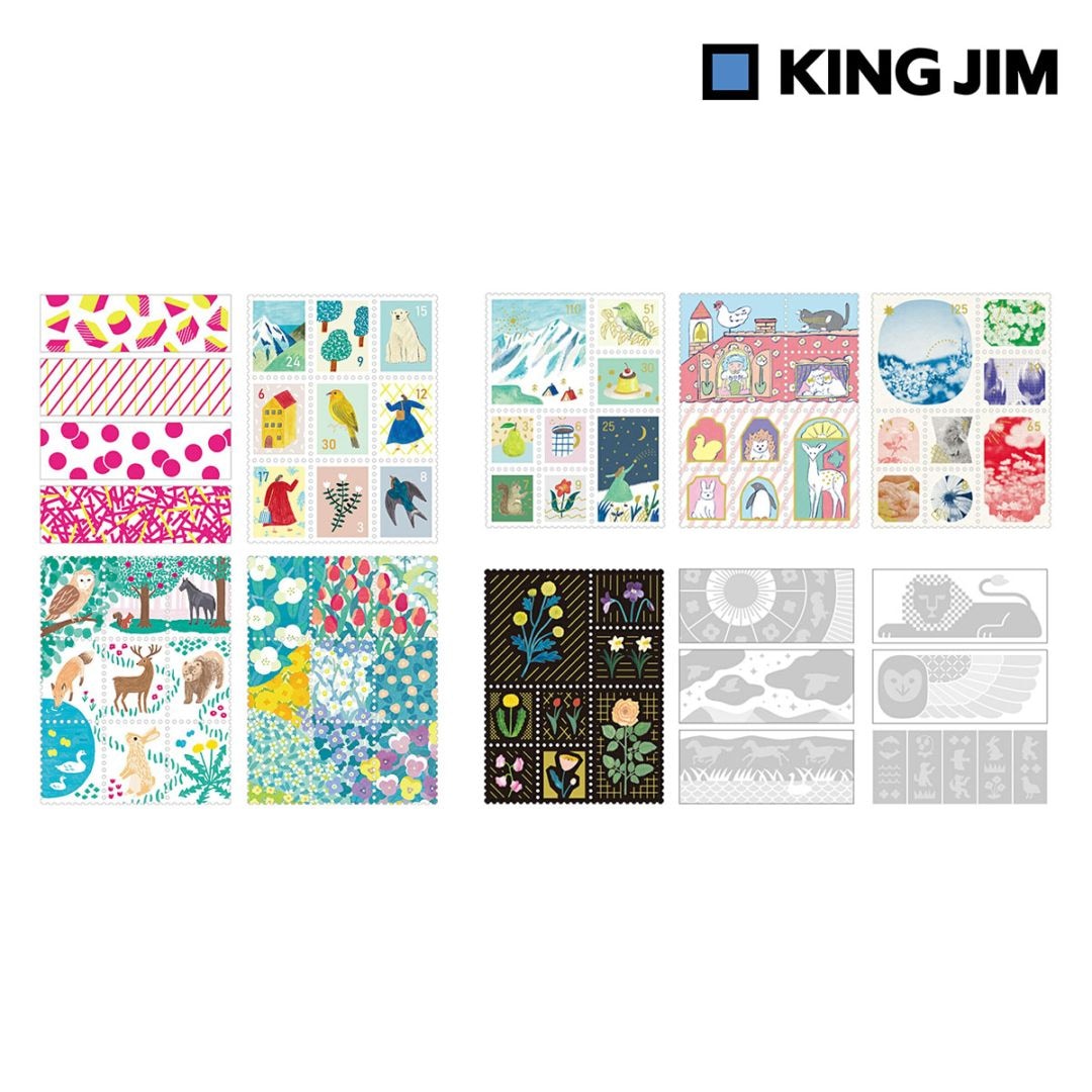 キングジム Kingjim キッタスペシャル Vol.1 マスキングテープ 71mm×54mm 4枚×1柄 全10種