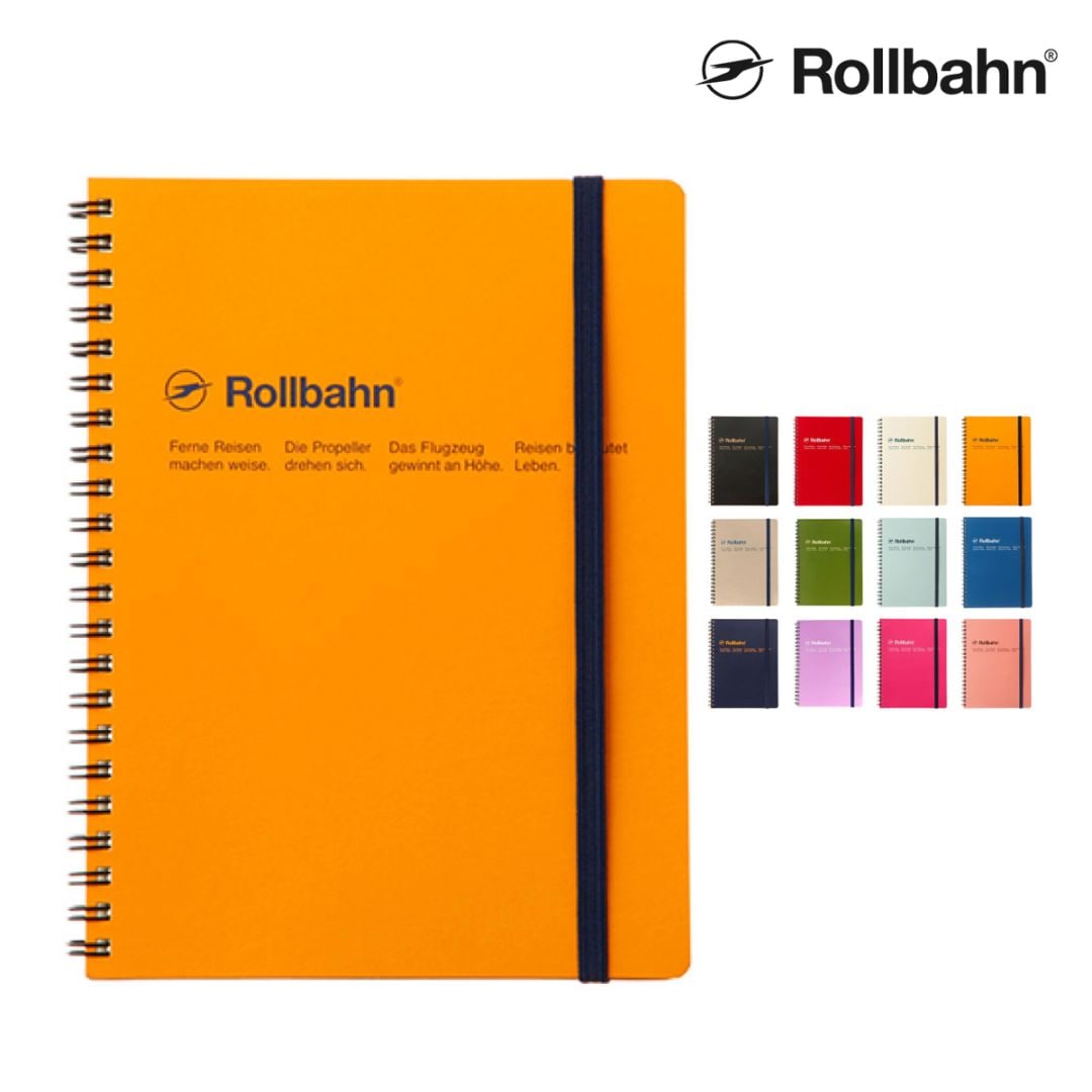 Rollbahn(ロルバーン) ポケット付メモ A5 全12色