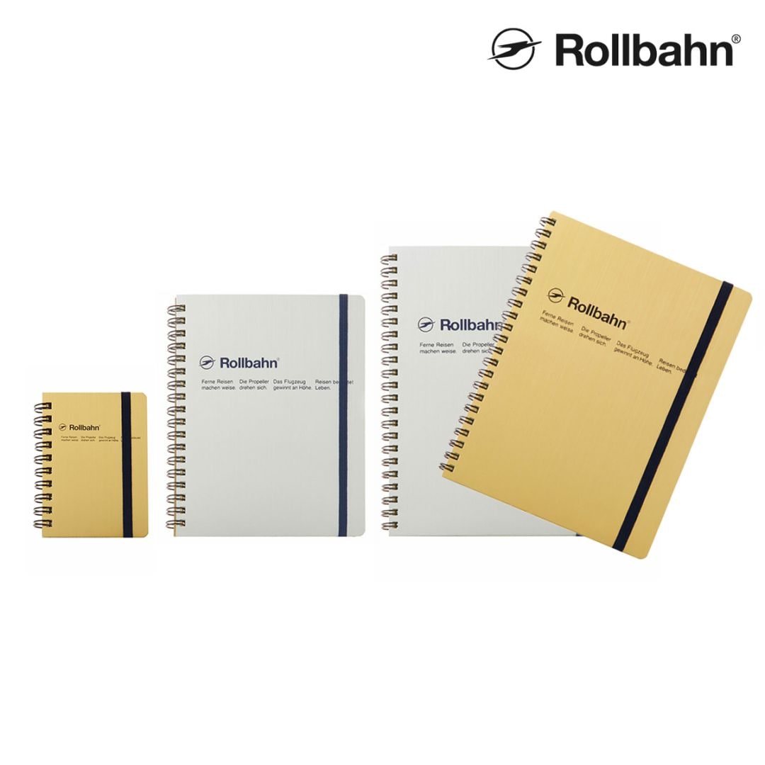 Rollbahn(ロルバーン) ポケット付メモメタリック ミニ/L/A5 全2色