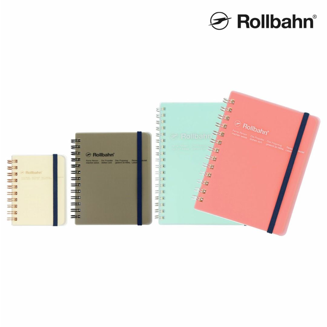 Rollbahn(ロルバーン) ポケット付メモクリア ミニ/M/L 全4色