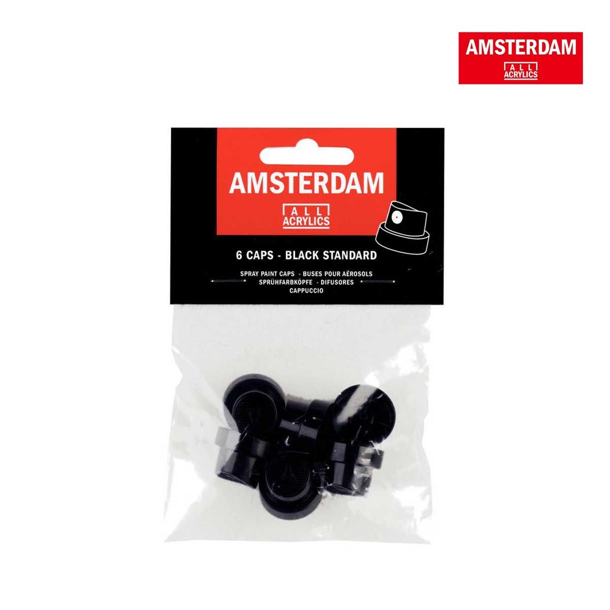 ターレンス アムステルダム スプレーペイント スプレーキャップ 6個セット (スタンダード)