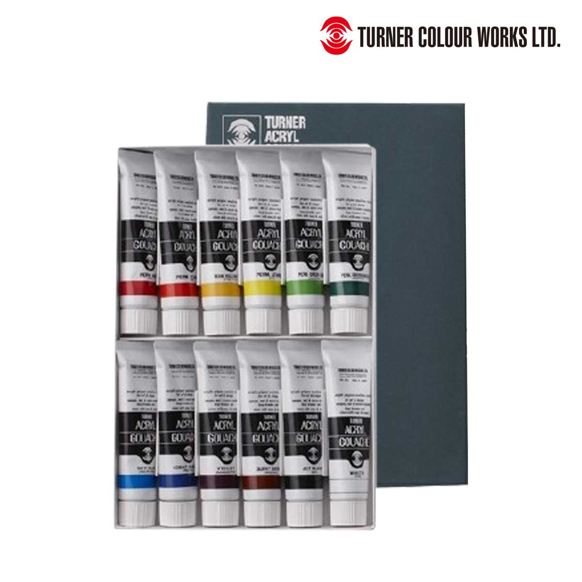 ターナー アクリルガッシュ40mlセット 12色 (AG04012C)