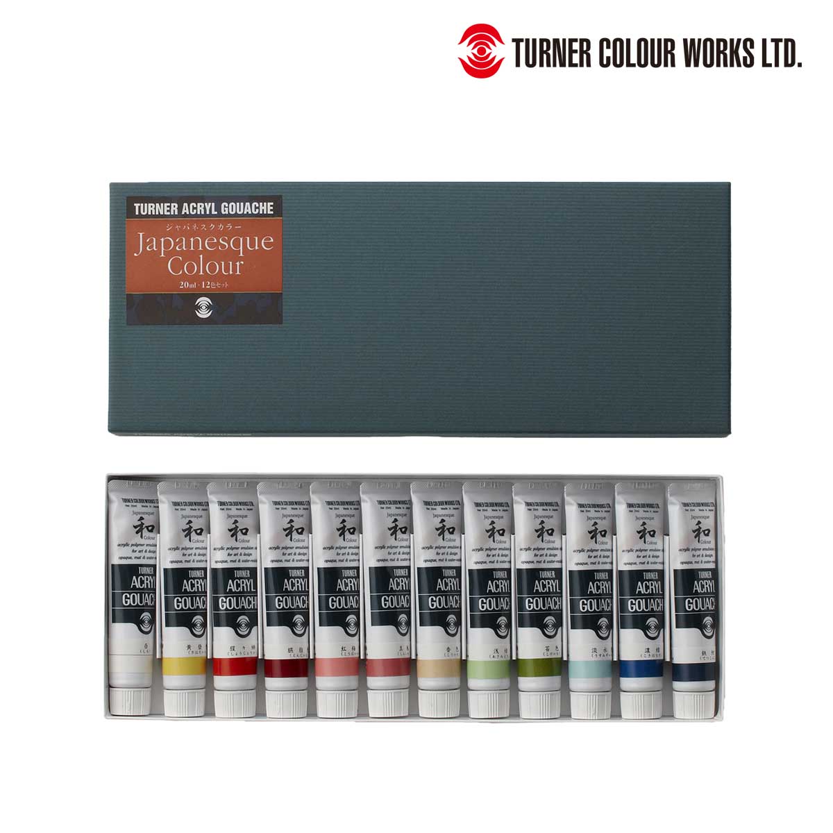 ターナー アクリルガッシュ20mlセット ジャパネスク 12色 (AGJ2012C)