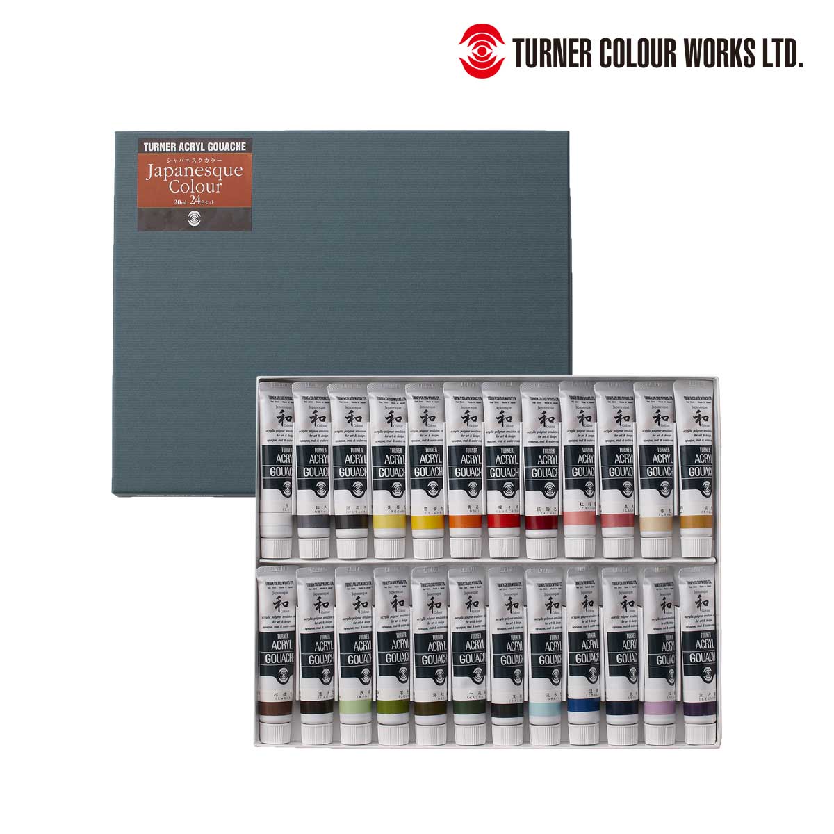 ターナー アクリルガッシュ20mlセット ジャパネスク 24色 (AGJ2024C)