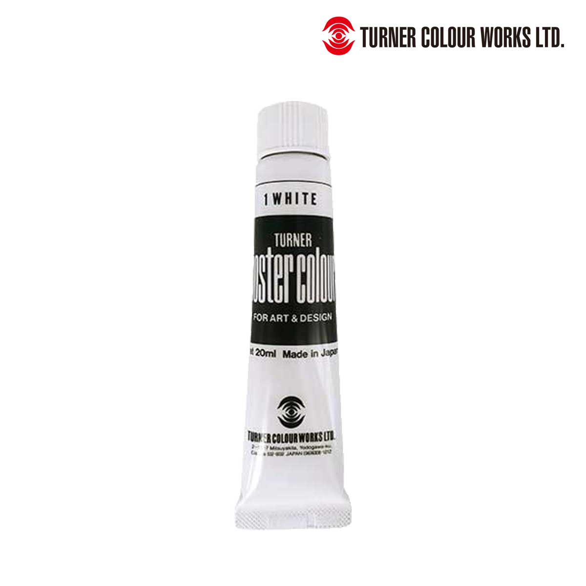 ターナー ポスターカラー20ml 1 ホワイト (PC020001)