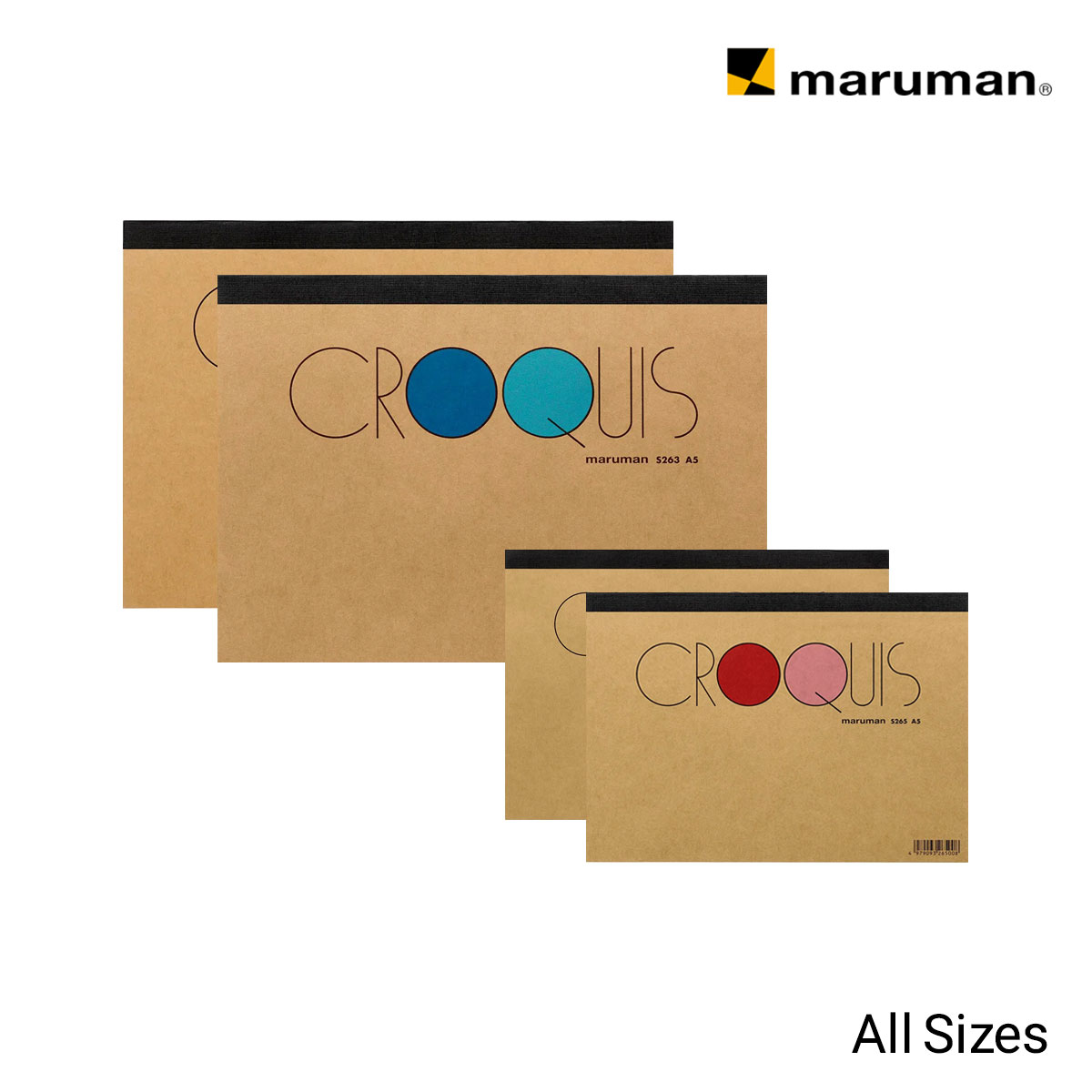マルマン クロッキーパッド 紙色2種・全2サイズ