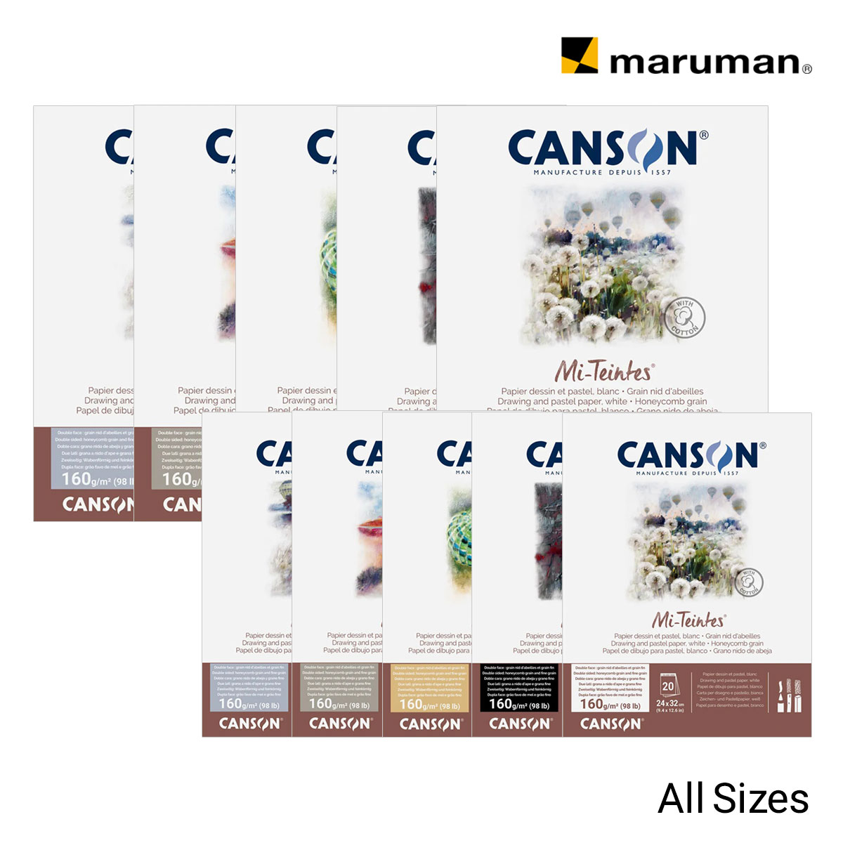 キャンソン ミ・タントパッド カラー全5種・全2サイズ