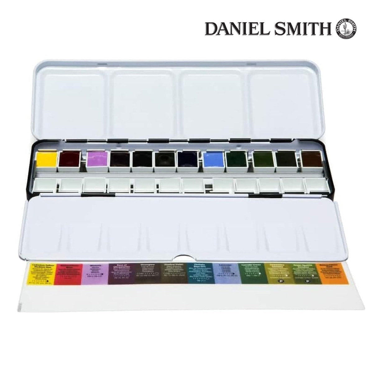 ダニエルスミス エキストラファイン ウォーターカラー ハーフパン インスピレーション 12色セット