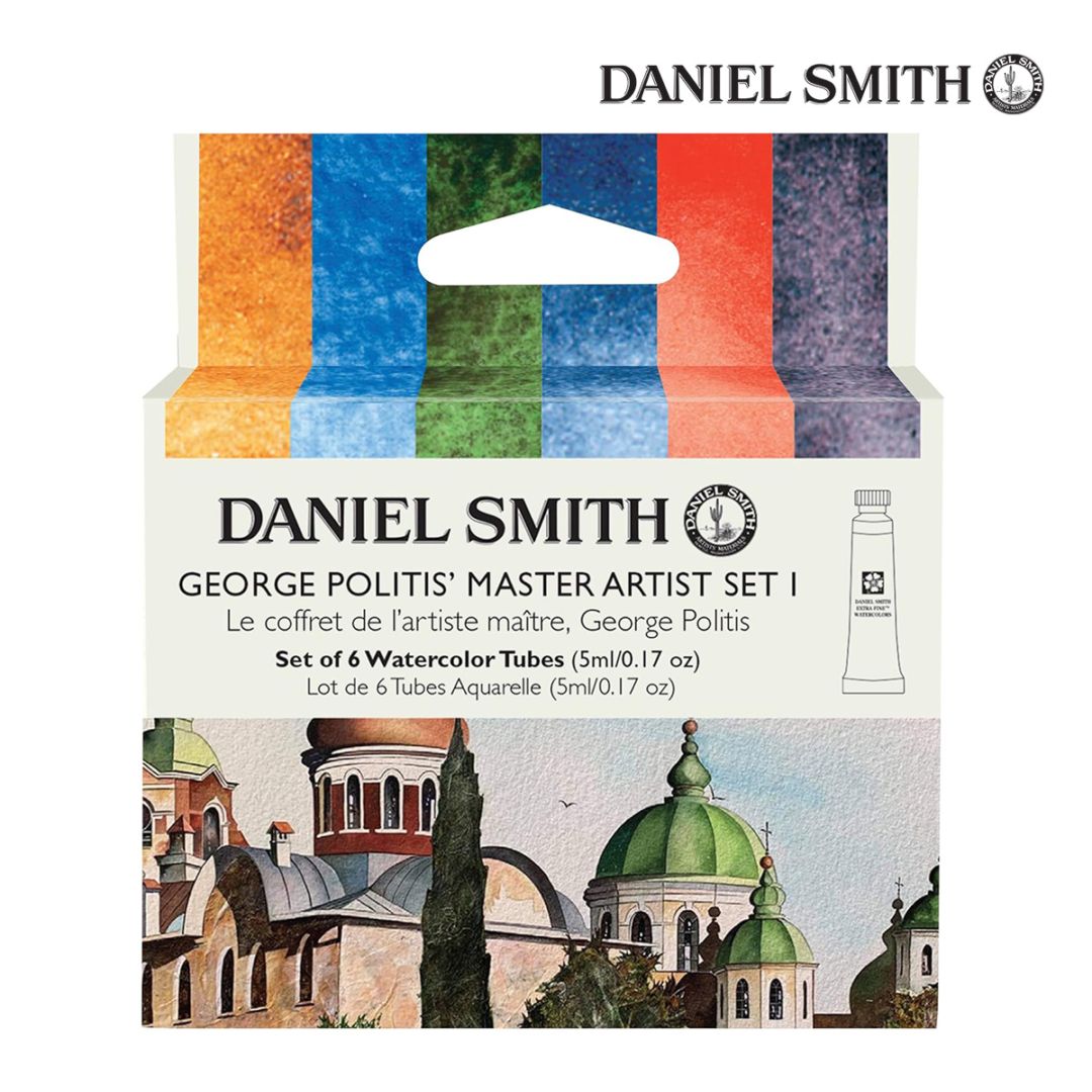 ダニエルスミス エキストラファイン ウォーターカラー ジョージ･ポリティス 6色セット(1) 5ml(チューブ)