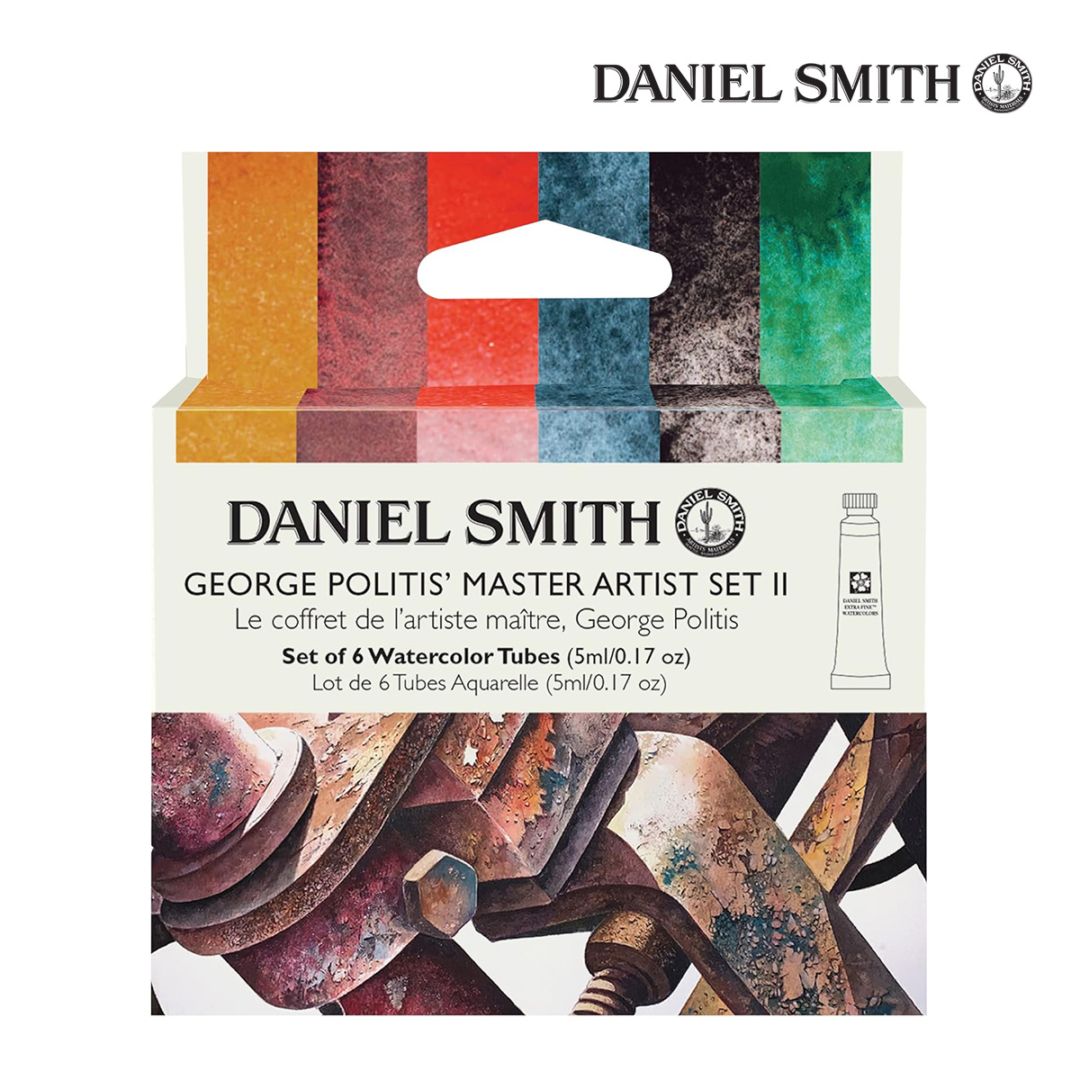 ダニエルスミス エキストラファイン ウォーターカラー ジョージ･ポリティス 6色セット(2) 5ml(チューブ)