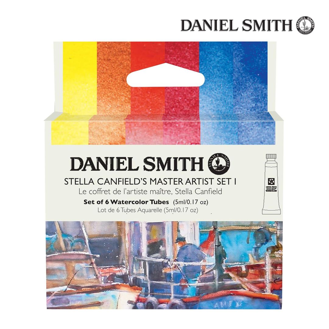 ダニエルスミス エキストラファイン ウォーターカラー ステラ･カンフィールド 6色セット(1) 5ml(チューブ)