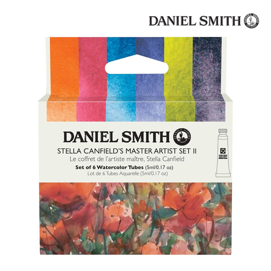 ダニエルスミス エキストラファイン ウォーターカラー ステラ･カンフィールド 6色セット(2) 5ml(チューブ)