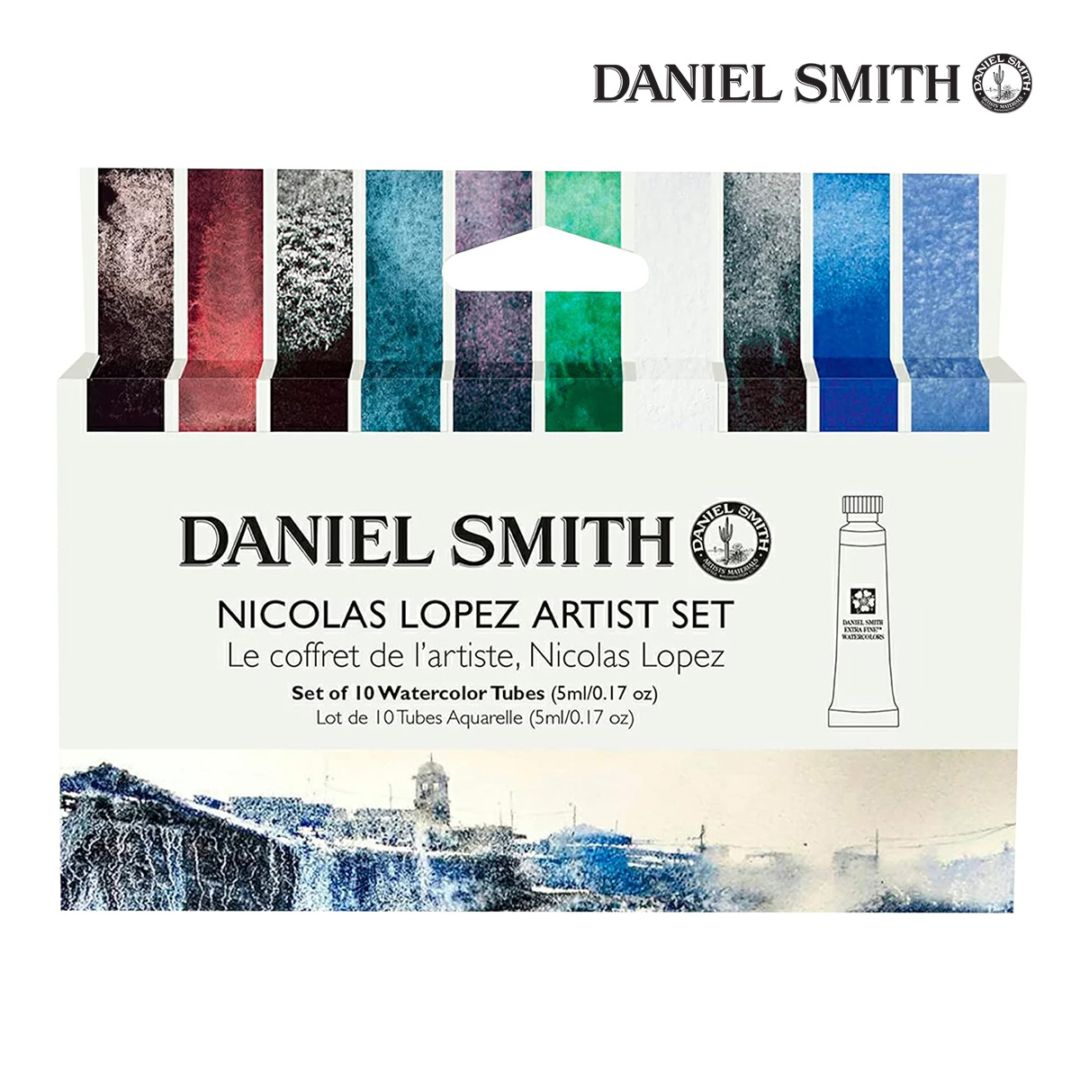 ダニエルスミス エキストラファイン ウォーターカラー ニコラス･ロペスアーティスト 10色セット 5ml(チューブ)