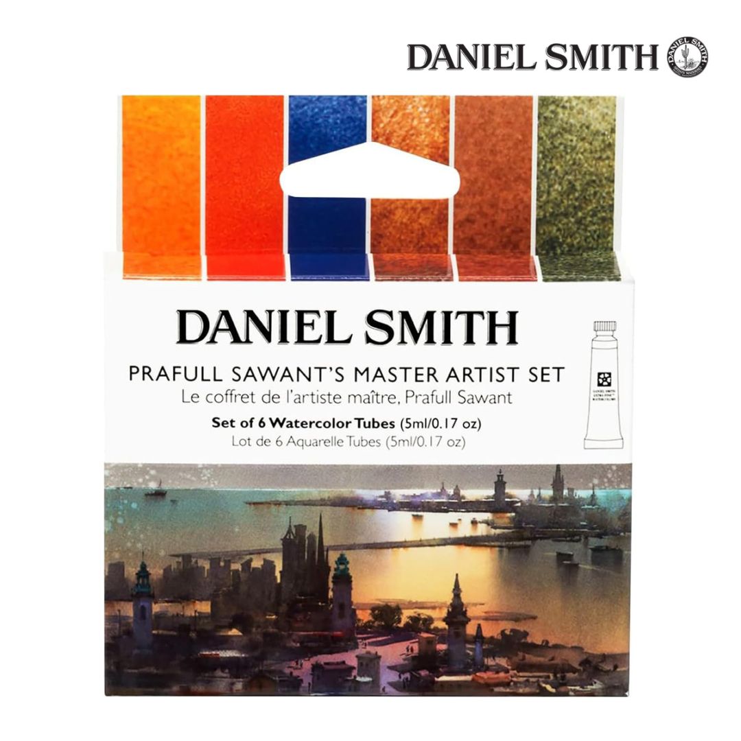 ダニエルスミス エキストラファイン ウォーターカラー プラフル･サワン 6色セット 5ml(チューブ)