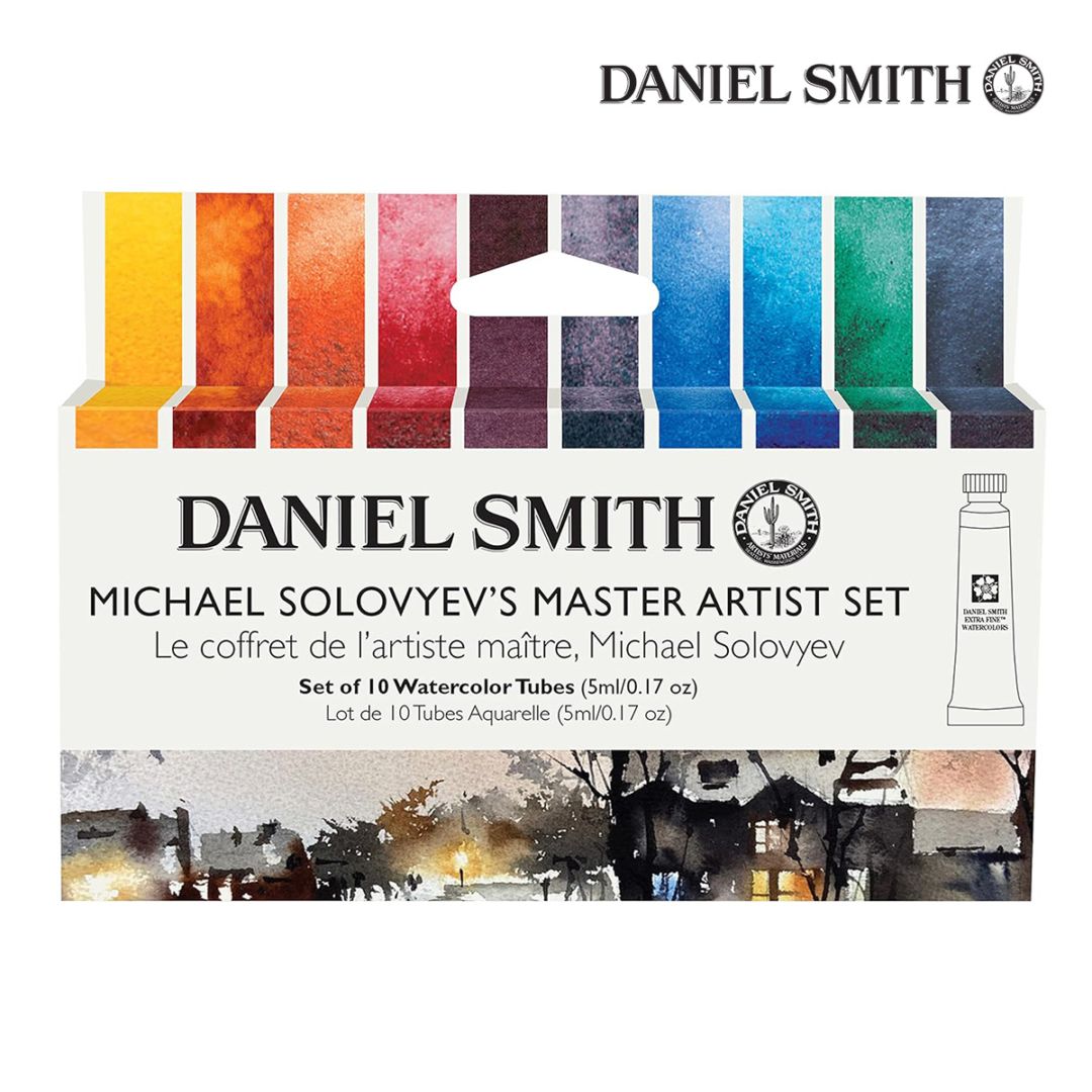 ダニエルスミス エキストラファイン ウォーターカラー マイケル･ソルベス 10色セット 5ml(チューブ)