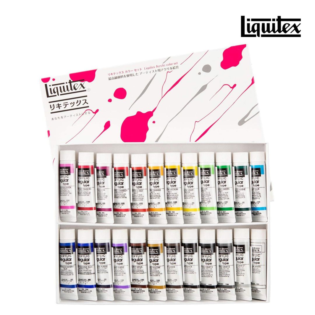 リキテックス レギュラータイプ 6号 20ml ミキシング24色セット