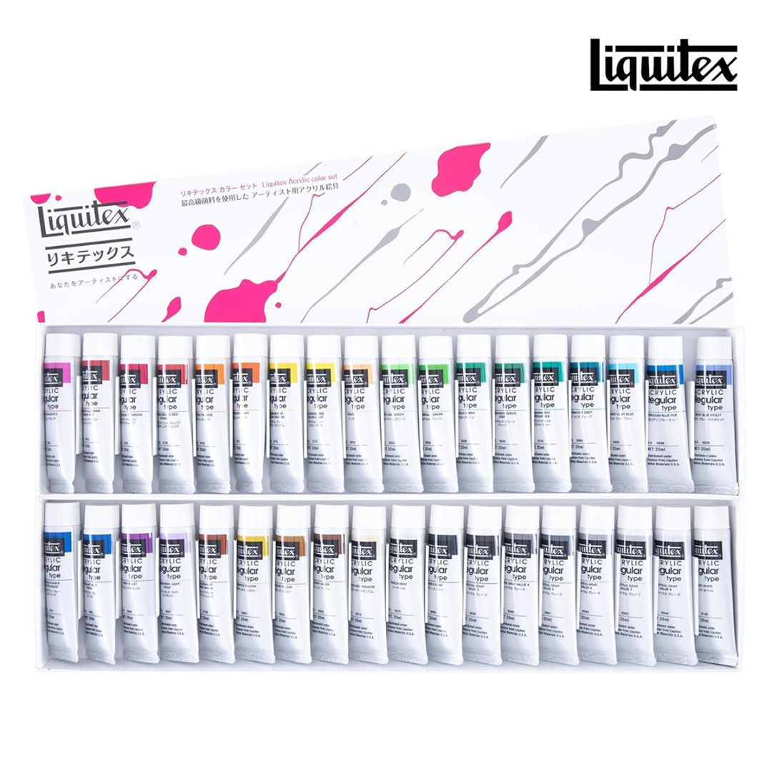 リキテックス レギュラータイプ 6号 20ml 伝統色36色Bセット