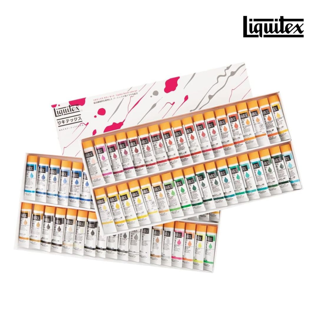 リキテックス ソフトタイプ 6号 20ml 72色セット (36色 A+B)