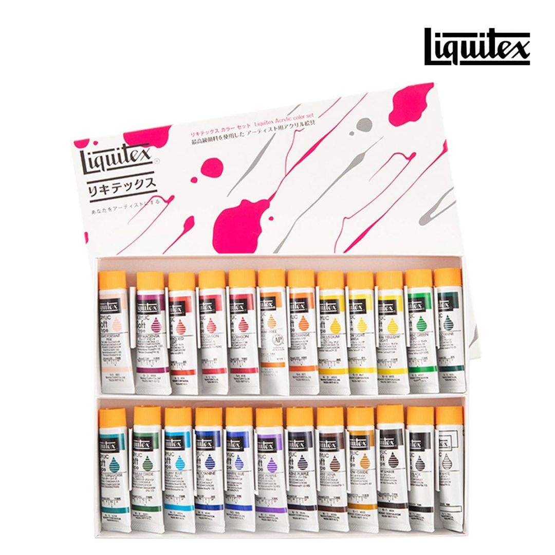 リキテックス ソフトタイプ 6号 20ml 伝統色24色Aセット