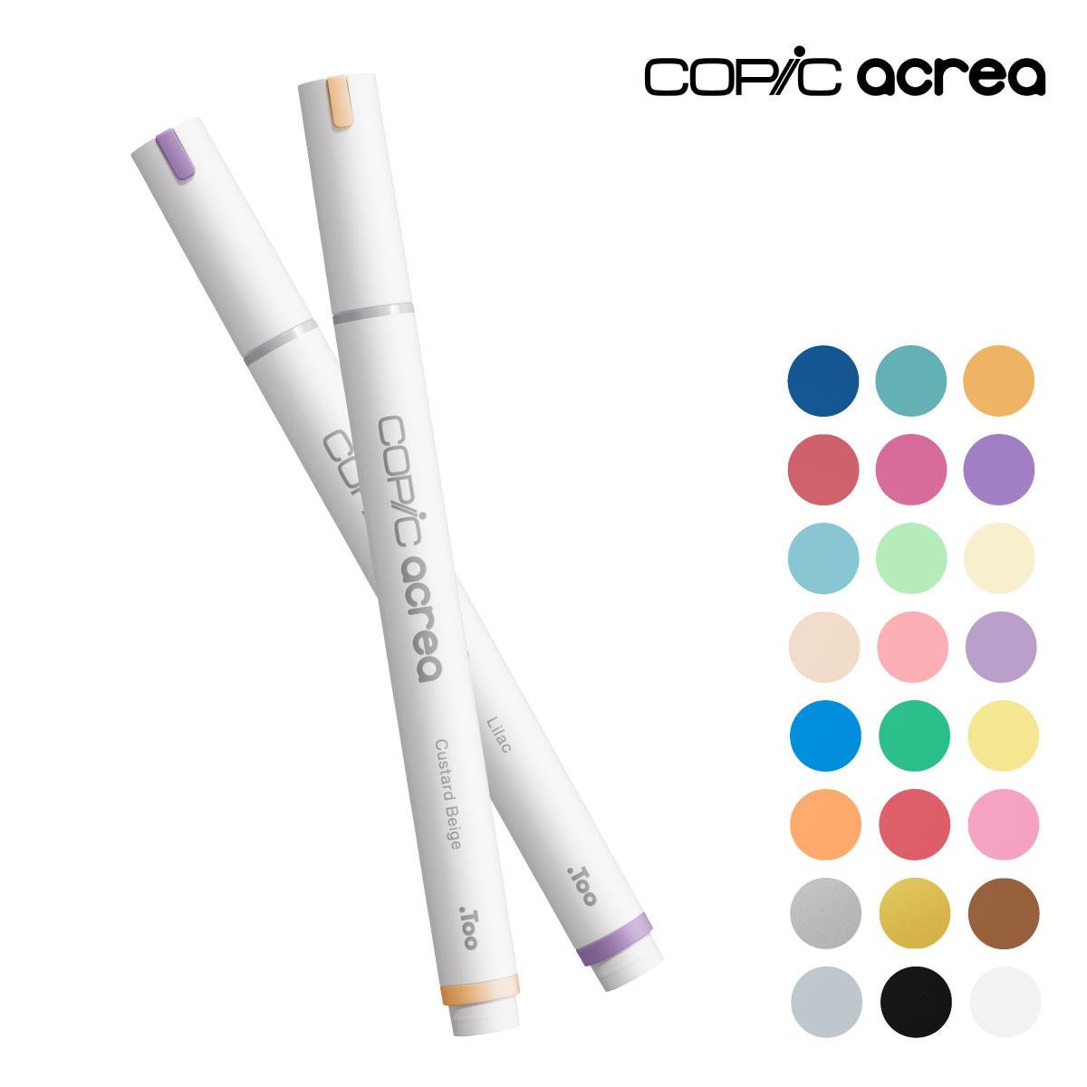 Too コピック アクレア 001～024 全24色