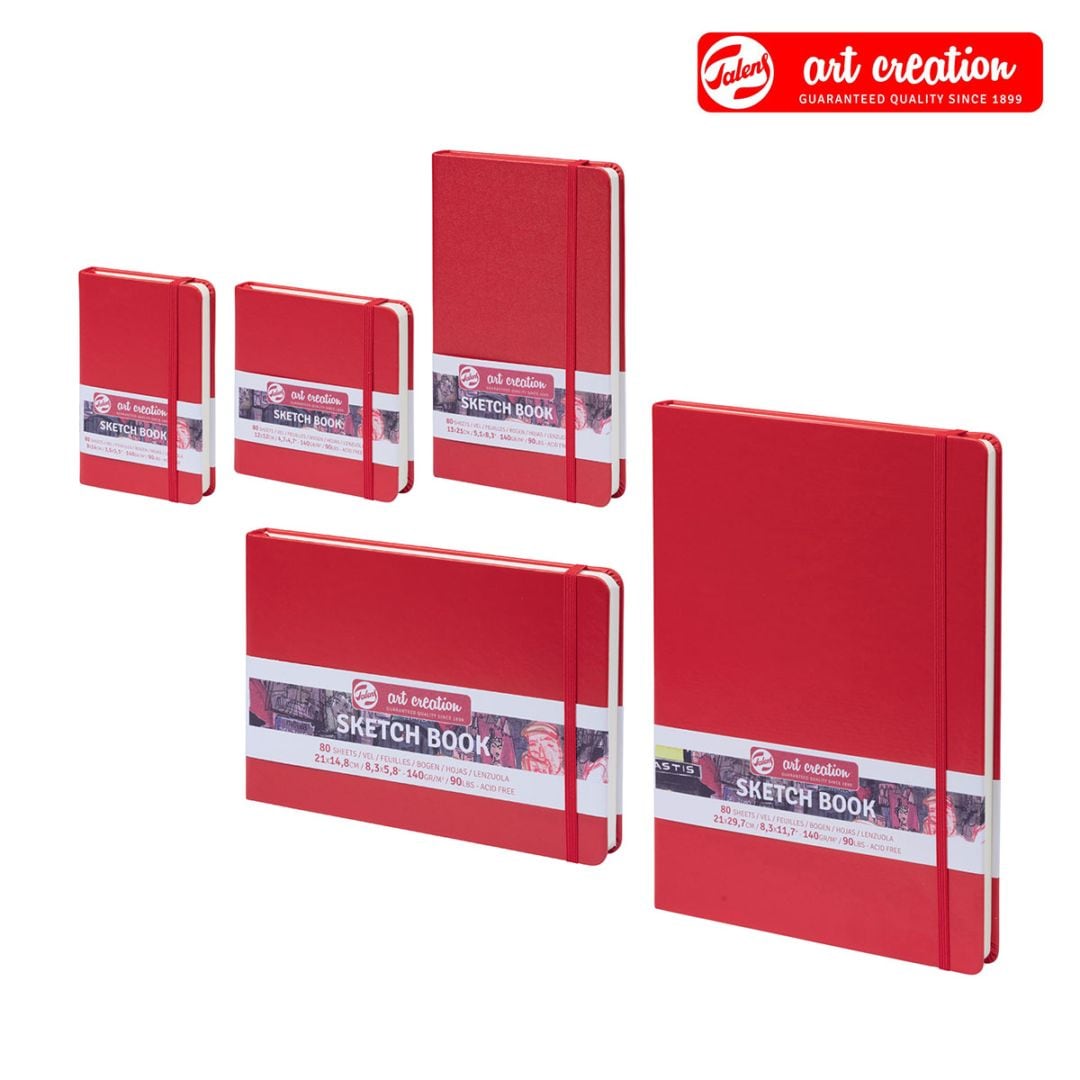 ターレンス アートクリエーション スケッチブック レッド 全5サイズ