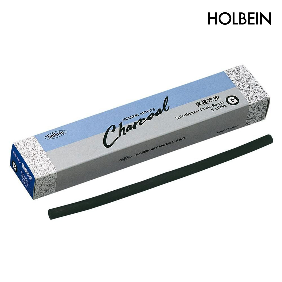 ホルベイン 新木炭 G (柳・太・5本入) (300147)