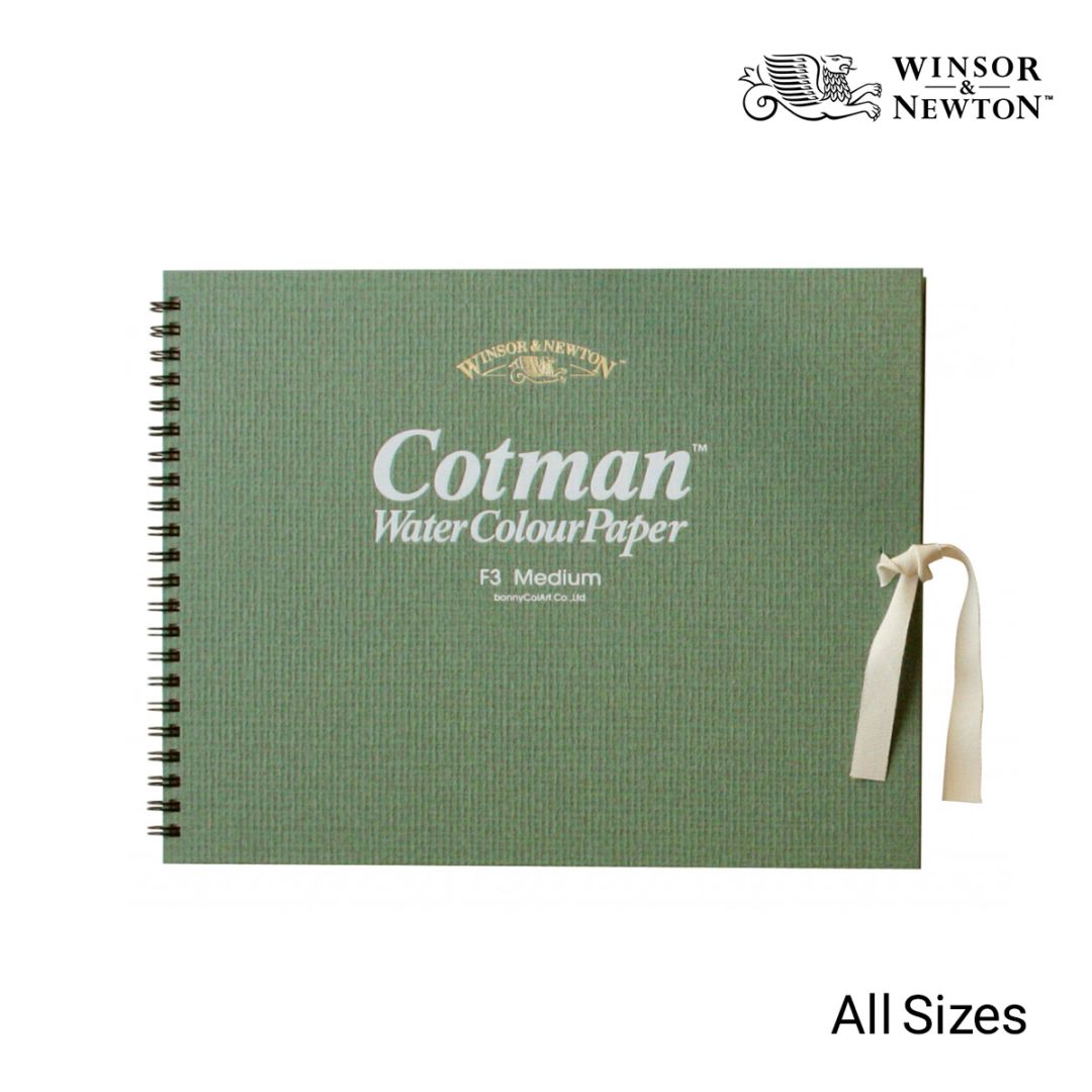 W&N(ウィンザー＆ニュートン) コットマン水彩紙 中目･Medium スケッチブック 各サイズ