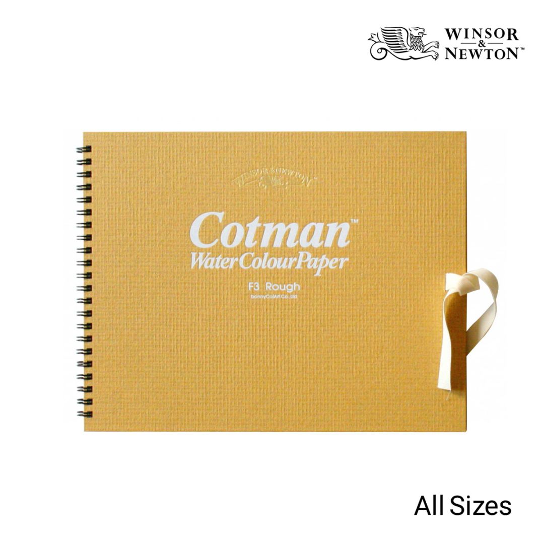 W&N(ウィンザー＆ニュートン) コットマン水彩紙 粗目･Rough スケッチブック 各サイズ