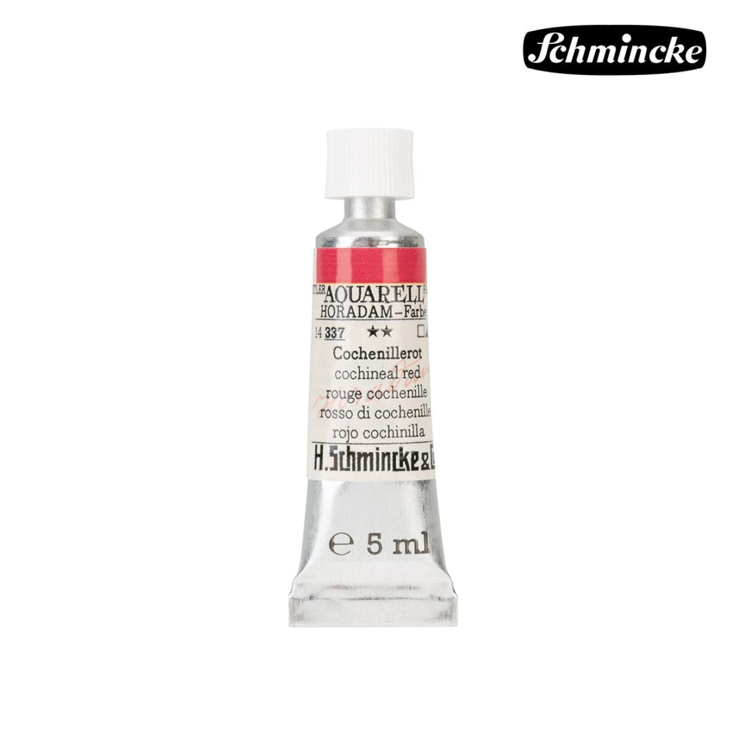 シュミンケ ホラダム透明水彩絵具2号(5ml)チューブ  337 コチニールレッド 特別色