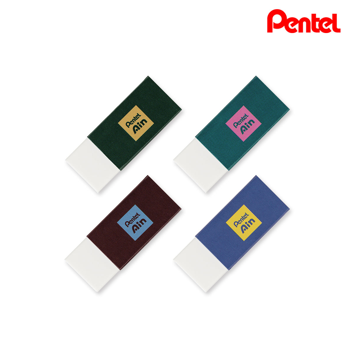【新商品プライス】(数量限定カラー) ぺんてる ネオクラシカルシリーズ 消しゴム 全4種