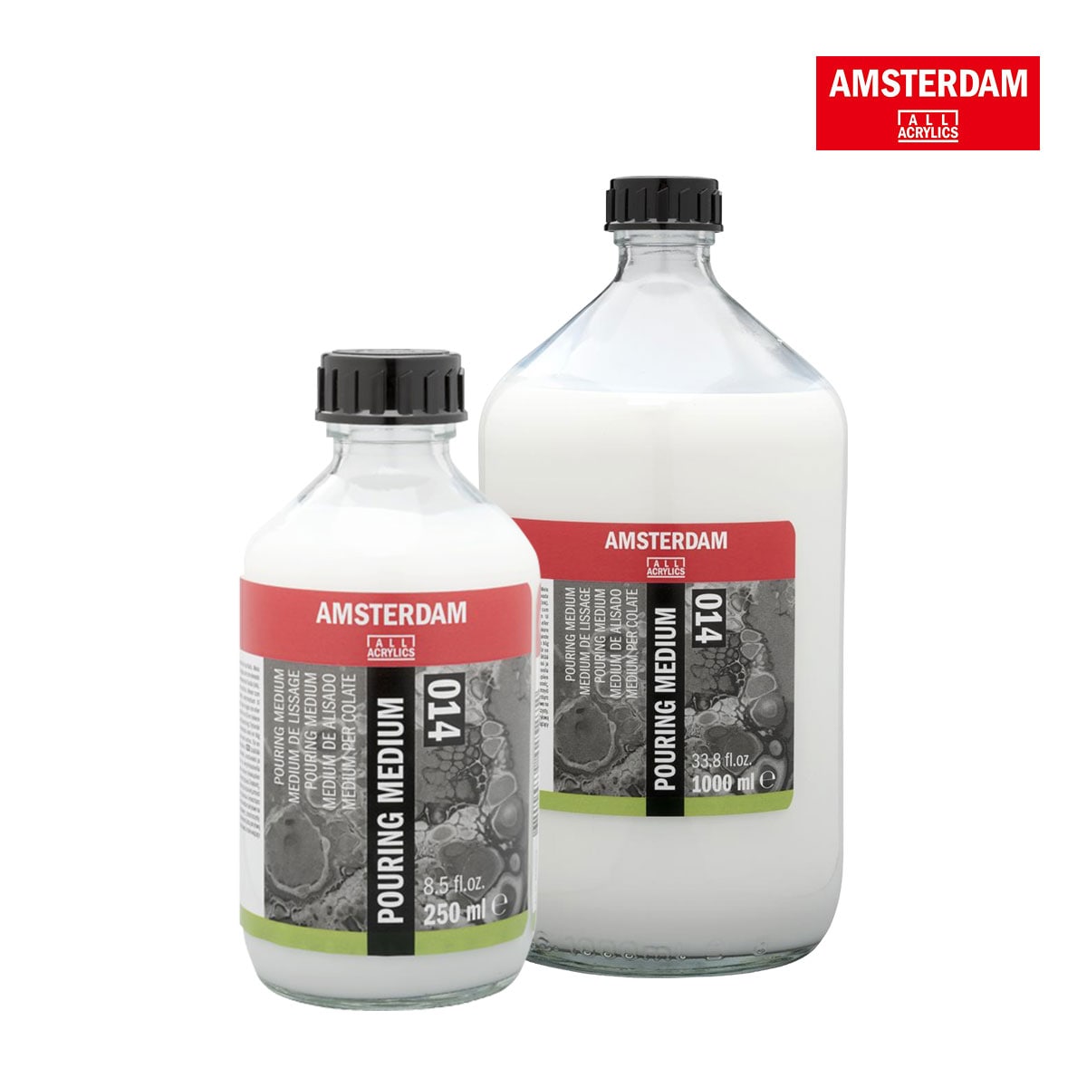 アムステルダム アクリリックメディウム ポーリングメディウム 250ml/1000ml 全2サイズ
