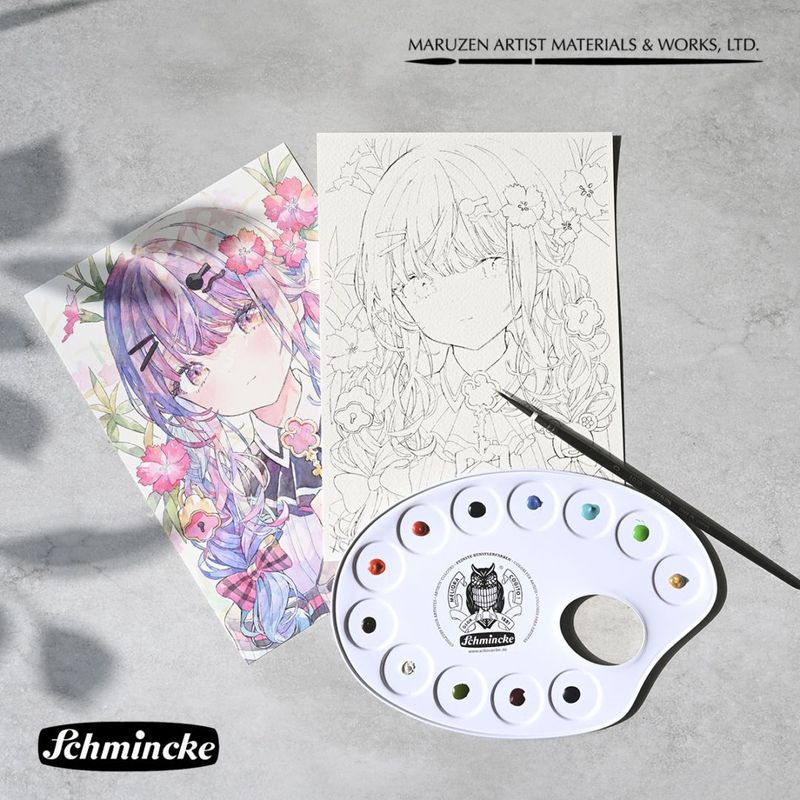 送料無料】シュミンケ Schmincke 優子鈴セレクト ホラダム透明水彩絵具