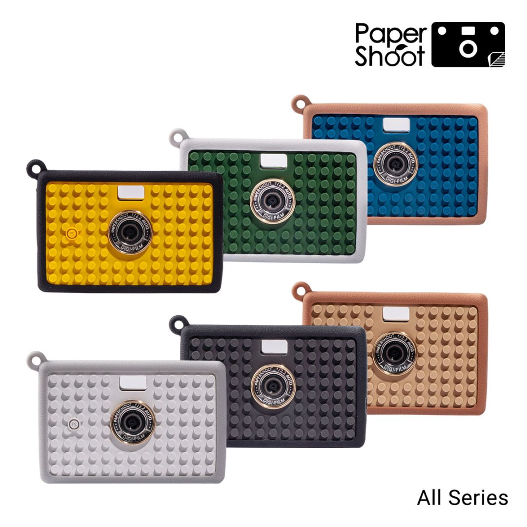 ペーパーシュート(papershoot) Aura Bricks Camera Set (オーラ ブリックス シリーズ 本体＋カバーセット)  全6色