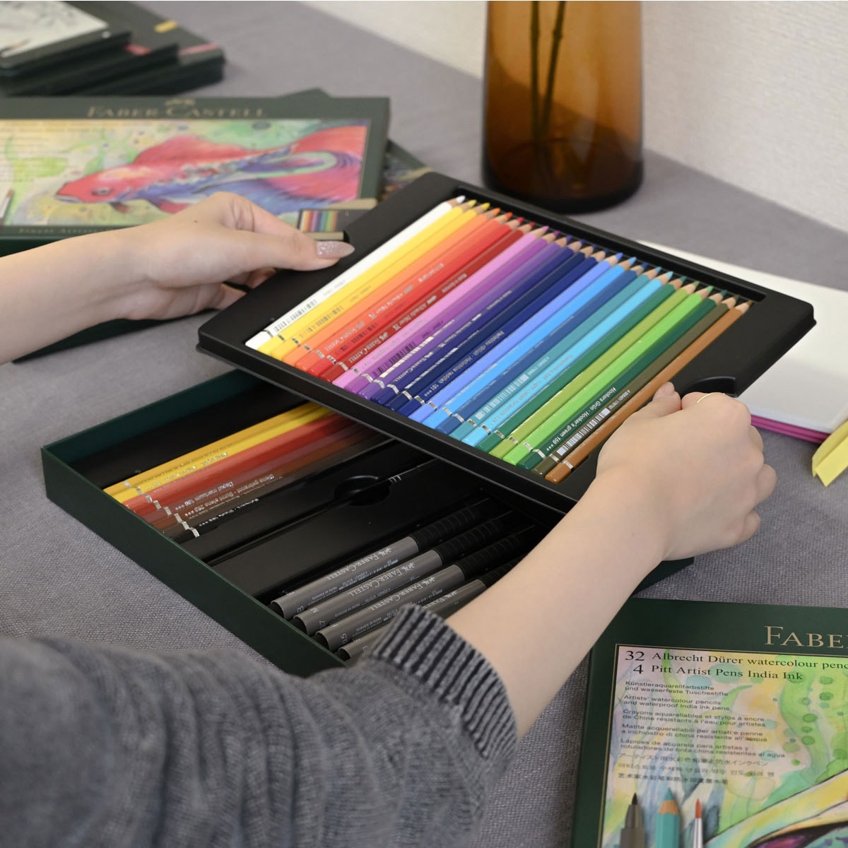 ファーバーカステル アルブレヒト・デューラー&PITTアーティストペン M