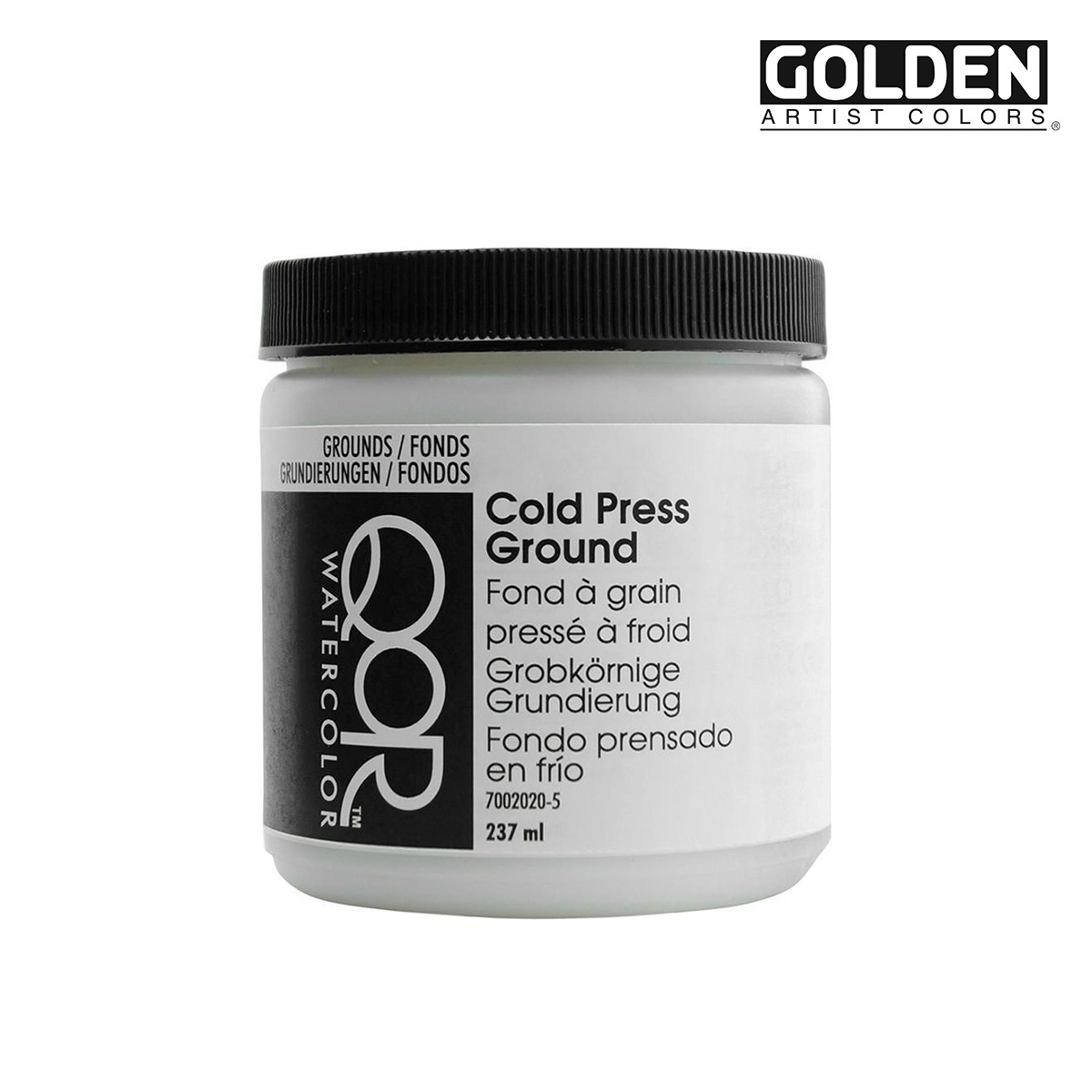 Golden 透明水彩絵具 QOR コア メディウム 237ml 2020 コールド プレス グラウンド 