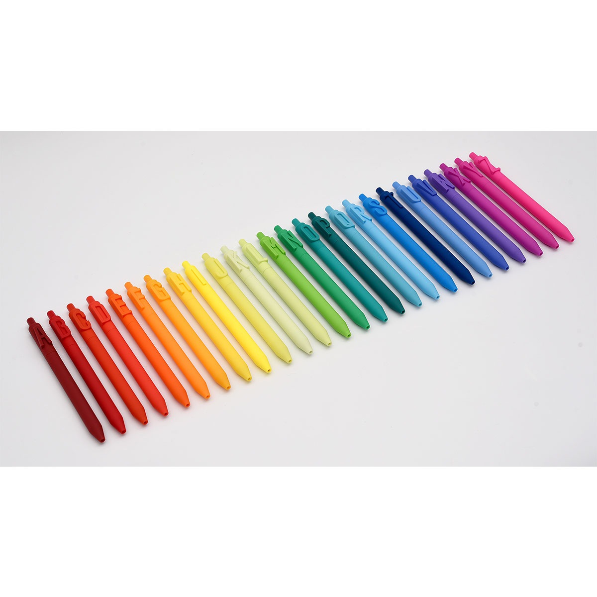 KACO アルファベット ゲルインク(黒) ボールペン 0.5mm アルファベット A～Z 全26種 (リフィル販売有)