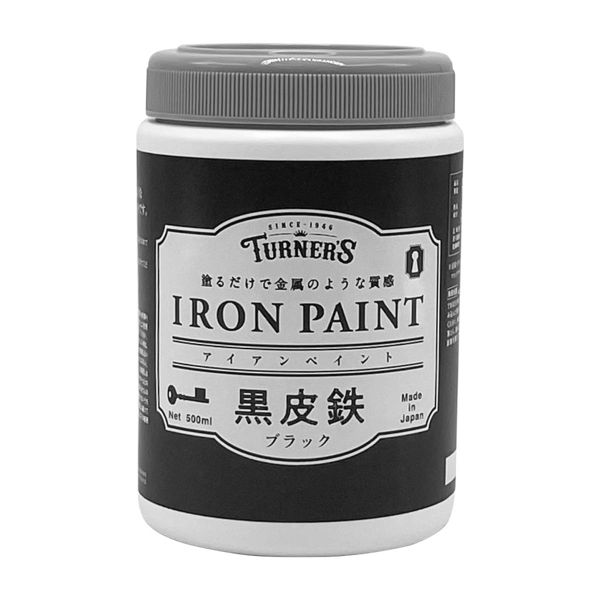 ターナー アイアンペイント 黒皮鉄シリーズ 全3色(200ml:ブラック/レッド/ブルー)(500ml:ブラック)