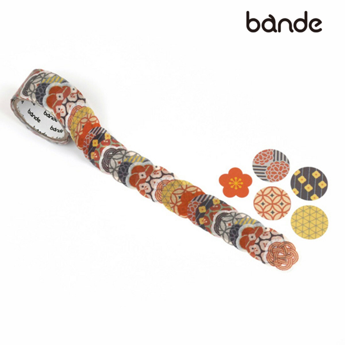 bande マスキングロールステッカー 和柄 はんなり (BDA662)